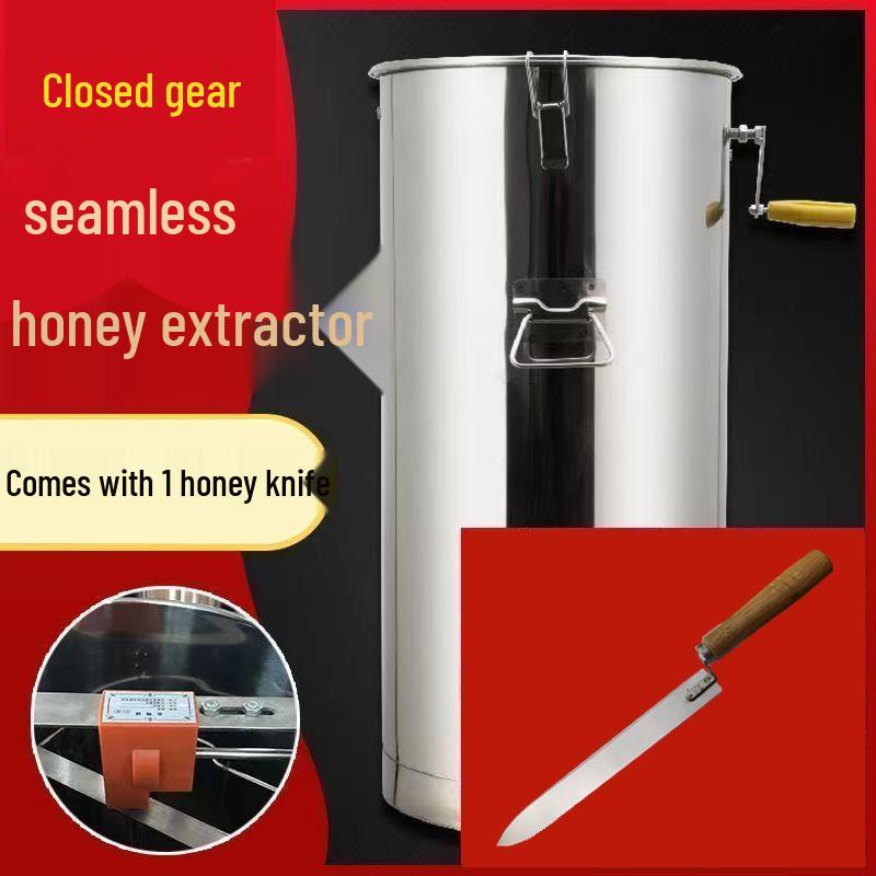 Thickened Stainless Steel Honey Extractor & Spinner Set for Beekeeping