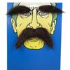 2x Fake Mustache and Fake Eyebrows Disguise Supplies Stick On Funny Decorations