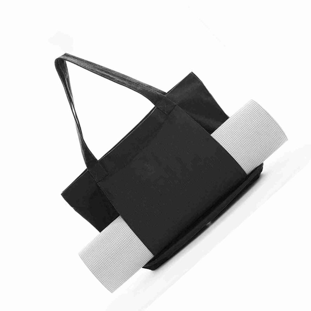 Yoga Mat Storage Bag Canvas Yoga Mat Carrier Pilates Mat Shoulder Bag for Office Workout Pilates