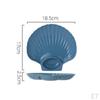 Dumpling Plate with Sauce Compartment Serving Holder Platter Tray for Party