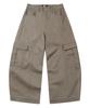 LERENNE Curved Cargo Pants - Brown