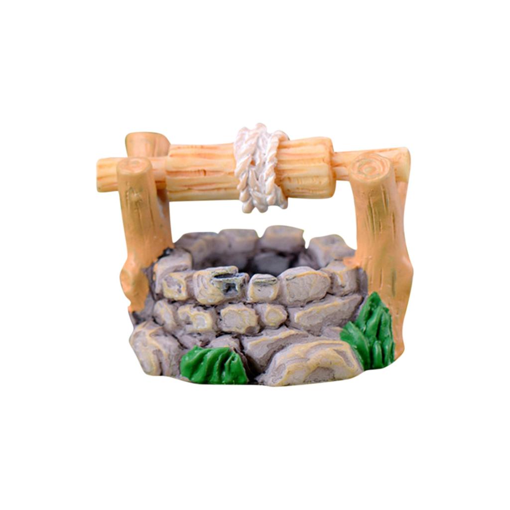 Micro Retro And Antique Resin Scene Ornaments