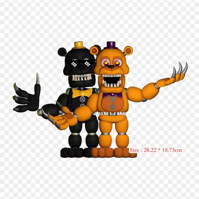 Cartoon Five Nights At Freddy's 4 Kunst-Bügelbilder für Kleidung, T-Shirt, Tasche, Wärmeübertragungsaufkleber zum Aufbügeln