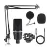 X1 M1 English Condenser Microphone & Sound Card Set for PC/Phone Podcast Recording.