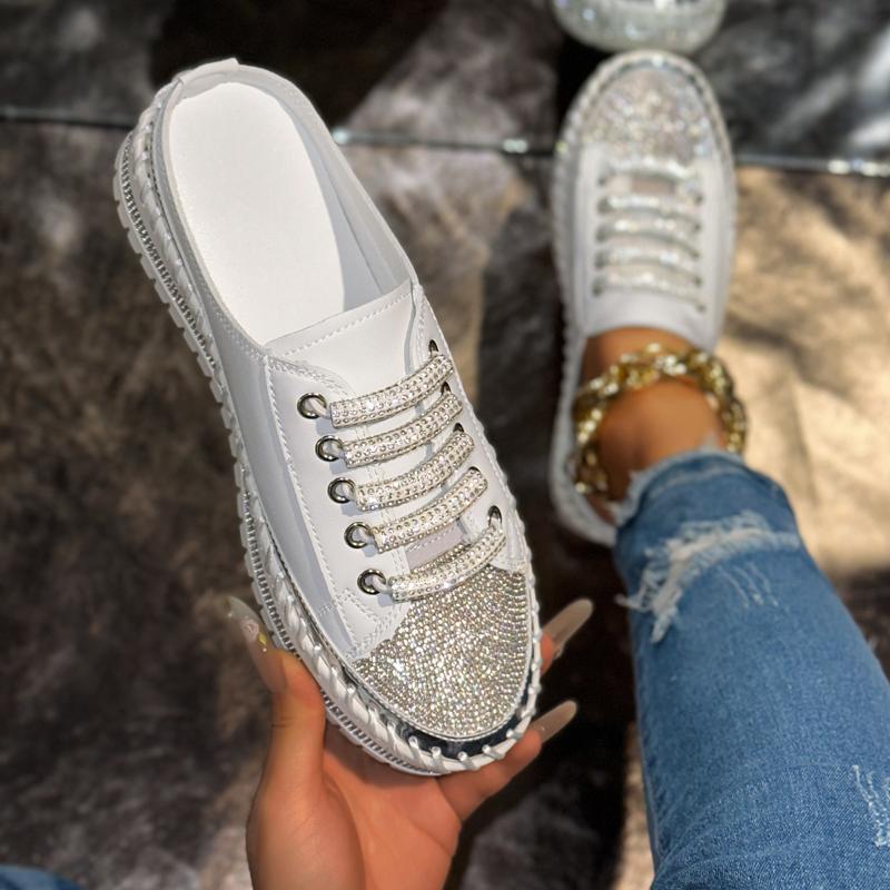 Women's Sneakers  Round Toe  Flats Sneakers Platform Leisure Lazy Slippers Outdoors  Sneakers  De