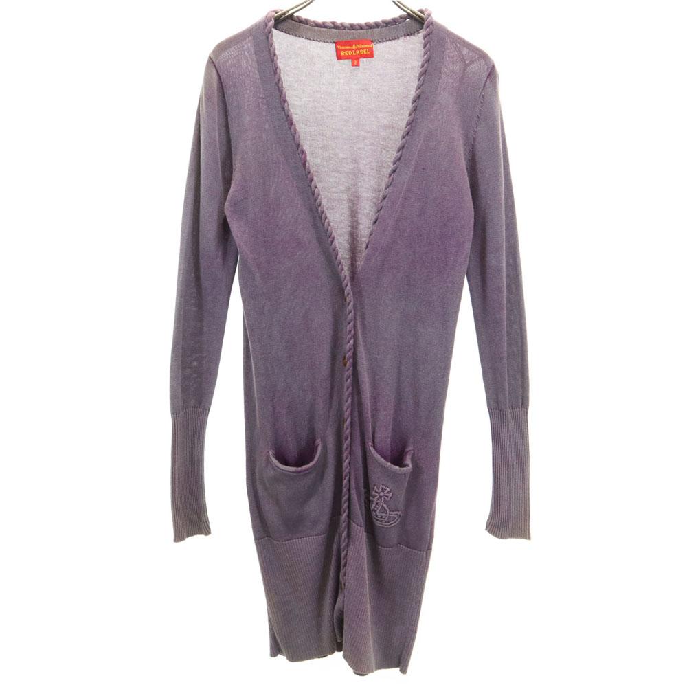 

Vivienne Westwood Red Label Кардиган вязаный с длинным рукавом и глубоким V-образным вырезом 2 Женский Б/У