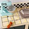 1 Set Miniature Kitchen Tools Mini Honey Mixer Mashed Potato Press Miniature Cooking Baking Utensils Models for 1:12 Miniature House
