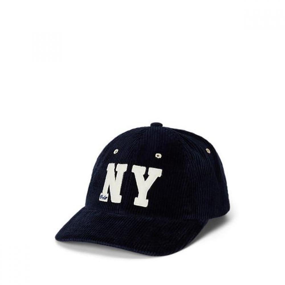 Polo Ralph Lauren Men S Ny Patch Corduroy Ball Cap mapohgS0j422302400 ONE