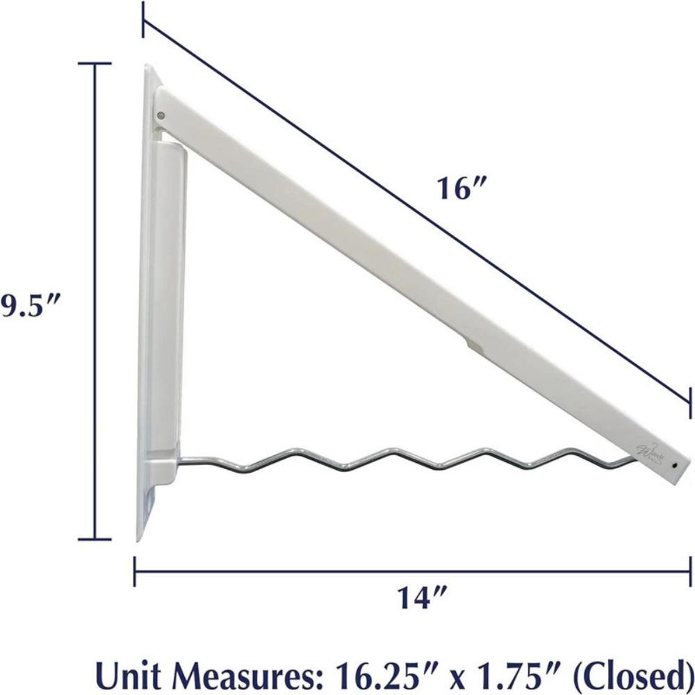 Wall Mounted Retractable Clothes Hanger Space Saving Drying Rack New Foldable Clothing Rack  Travel