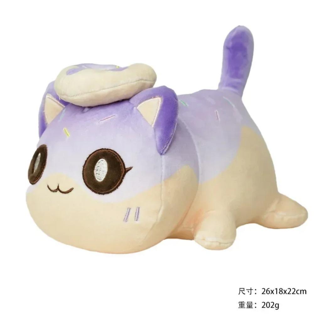 

Мягкая игрушка Aphmau Meows Cat, мягкие куклы Meemeow, пончик, кот, кавайный французский сыр, фритюрница, плюшевые игрушки, рождественские подарки
