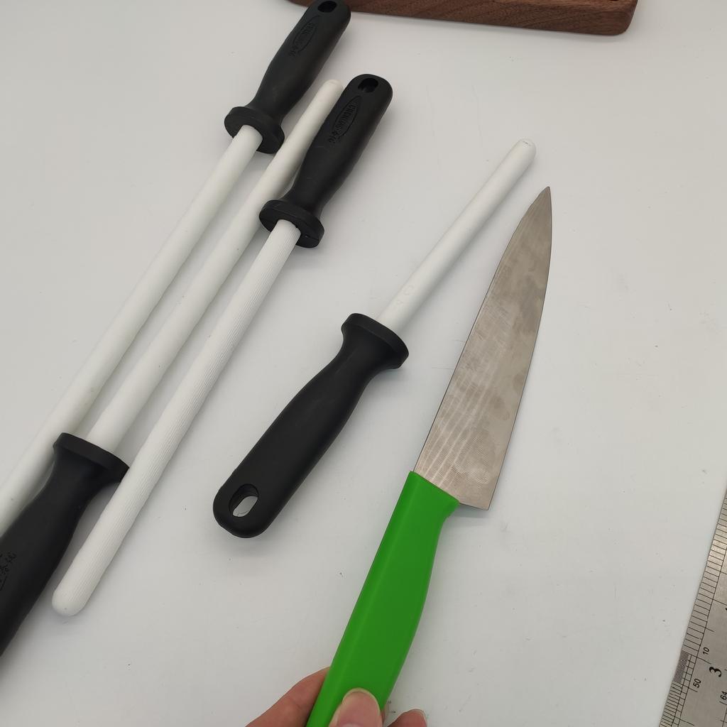 8-12inch Ceramic Sharpening Rod Stick Sharpener Stone Tool For Kitchen Knife Scissors