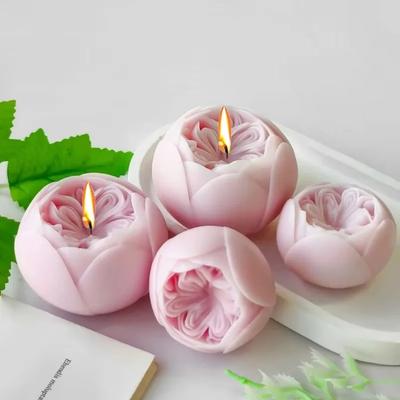 Austin Flower Rose Candle Silicone Mold DIY Flowers Candle Handmade Soap Crafts Gypsum Resin Decorative Items and Wedding Gifts