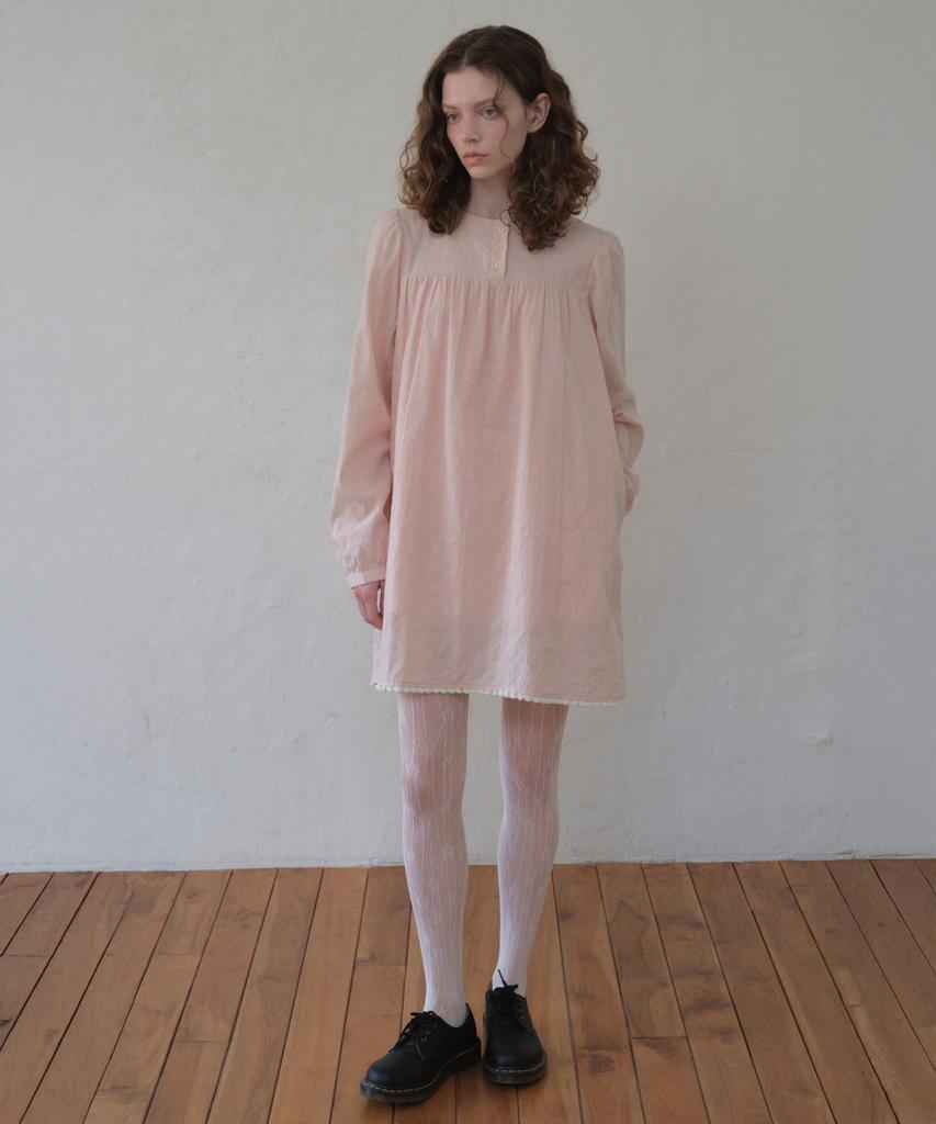 Aueonoseuteljia Luna Puff Tassel Dress_Pink(O26Ops01)