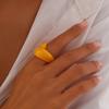 Hars Druppel Ring Meerkleurig Geometrische Vingerring Boho Sieraden Feest Accessoires Dames