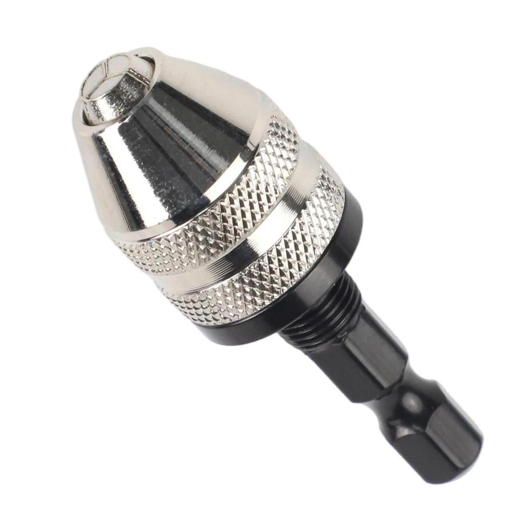 1PCS 0.3-3.4mm Drill Chuck 1/4 Keyless Drill Chuck Hex Shank Adapter Converter Hex Shank For Woodworking