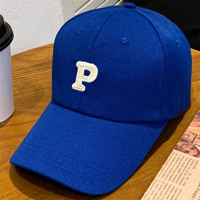 Letter P The Embroidery Mens Summer Sun Protection Baseball Cap Breathable Hat