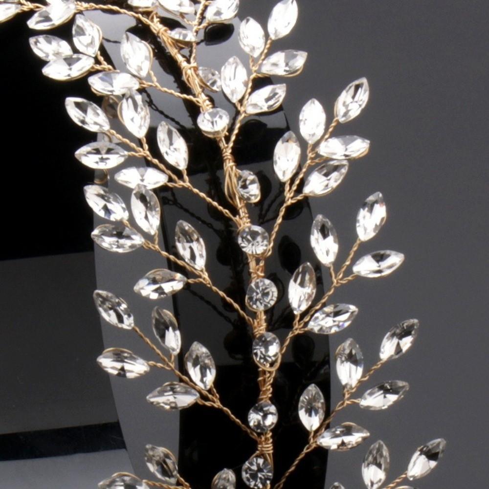 Rhinestone Bridal Headband Handmade Wedding Hair Accessories Wedding Headpieces  Gift for Women