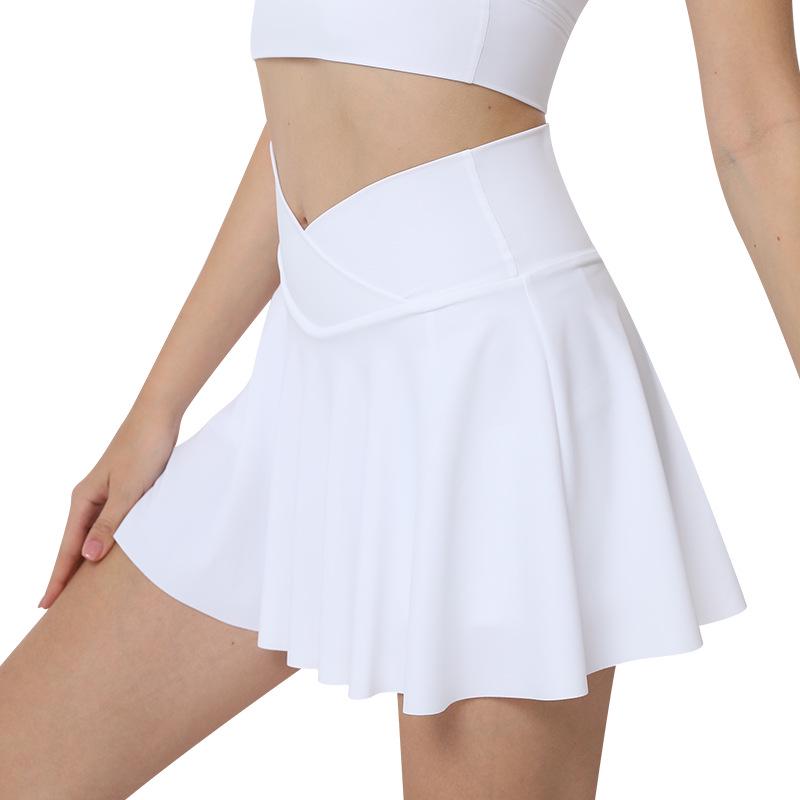 Women's Cross Waist Sports Skirt for Running, Yoga, Golf, Badminton, and Tennis