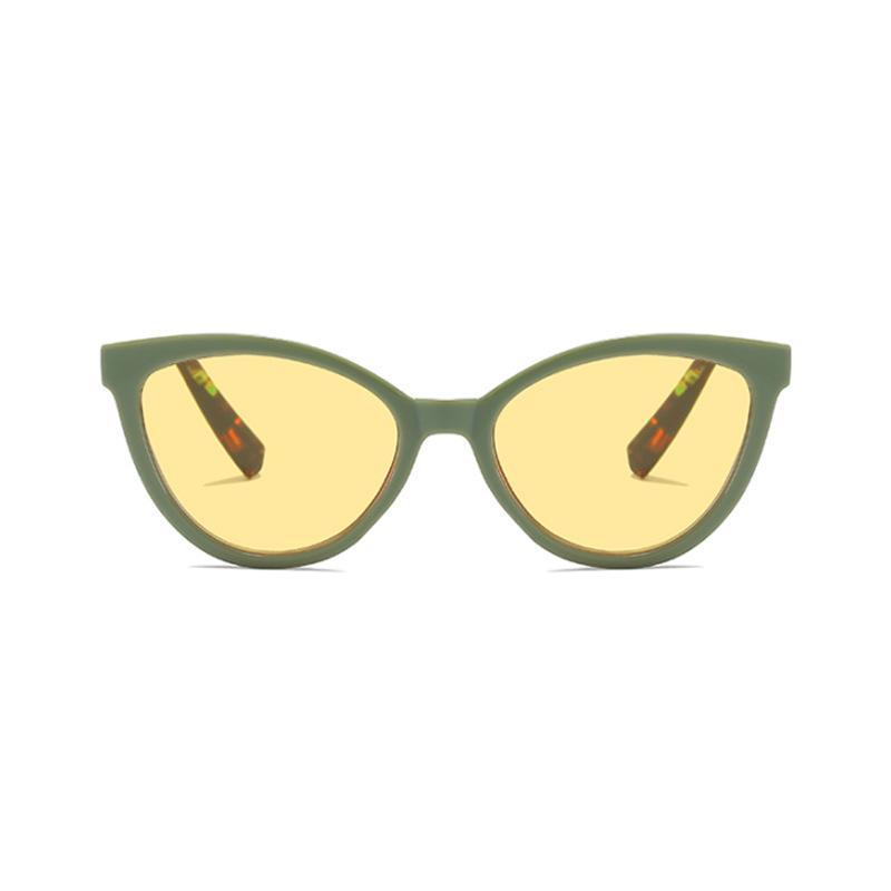 Cat Eye Brightening Night Vision Reading Glasses Lady's Fashion Anti Blue Light and UV Protection Far Sight Eyeglasses Diopter