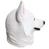 Halloween Animal Snow Leopard Dog Latex Mask White Husky Dog Head Mask