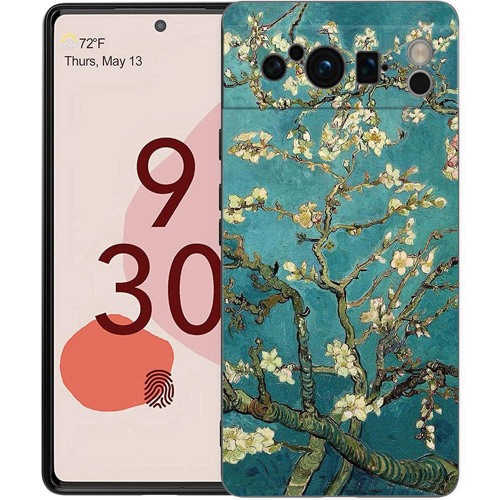 

Renaissance art Painting For Google Pixel 8 7 6 Pro 6A 5G Black Phone Case Soft Shockproof Back Cover Silicone TPU Shell Coque Pixel 8