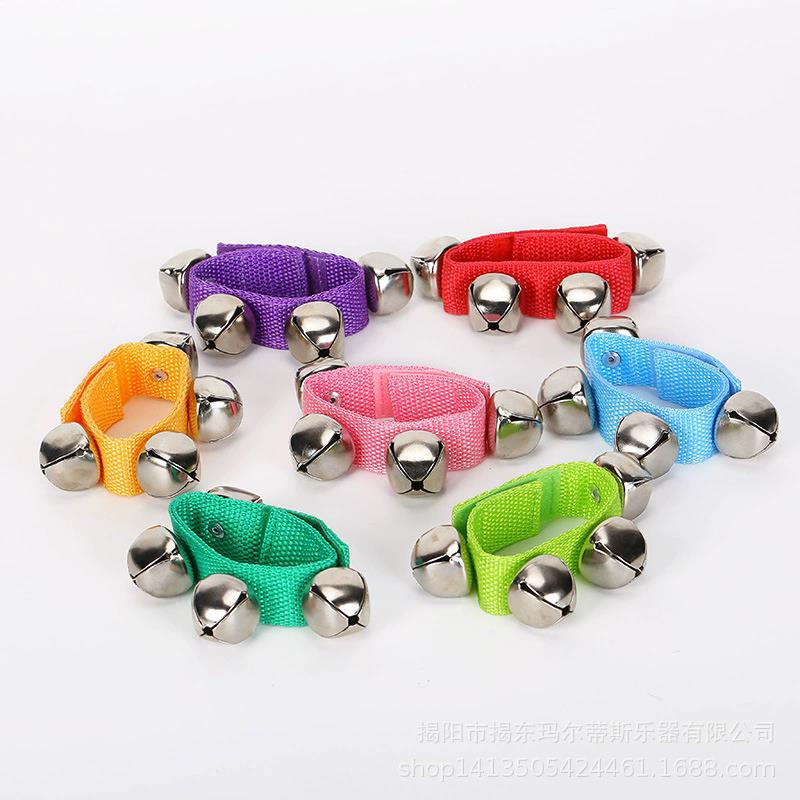 1pc Wrist Bell Colorful Music Leisure Entertainment Props Stage Performance Dance Accessories Suitable for Beginners TMZ