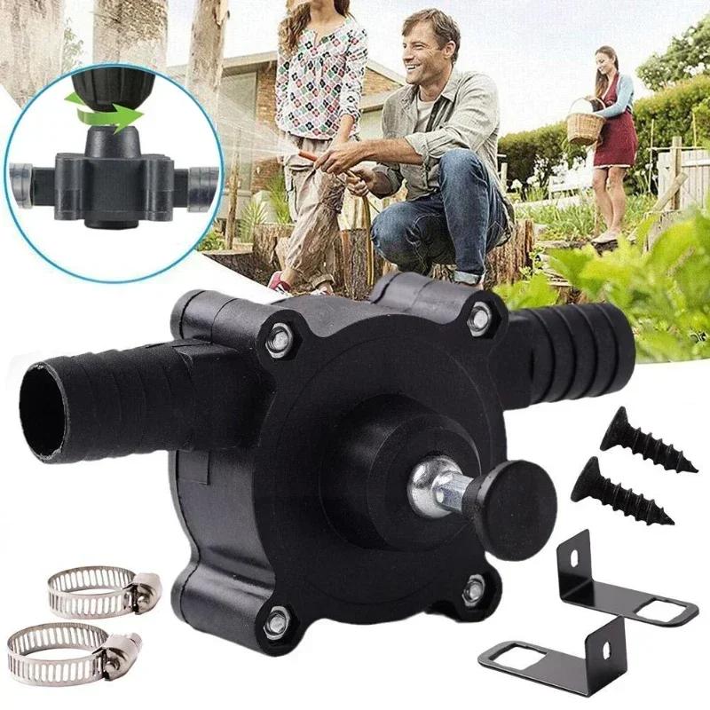 Household small water pump, hand drill water pump, convenient DC water pump, suitable for outdoor use in households