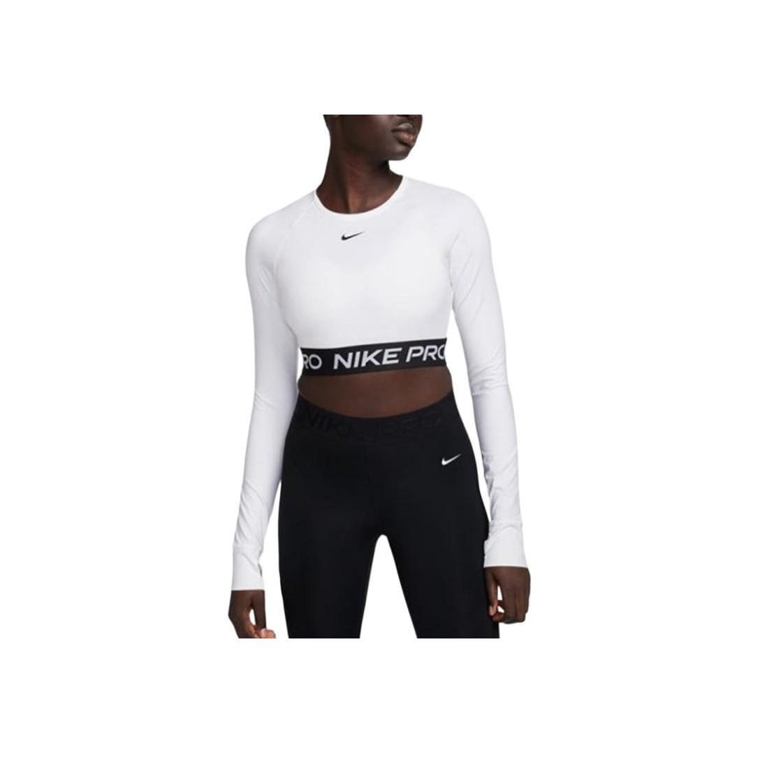 Nike Pro 365 Crew Neck Logo