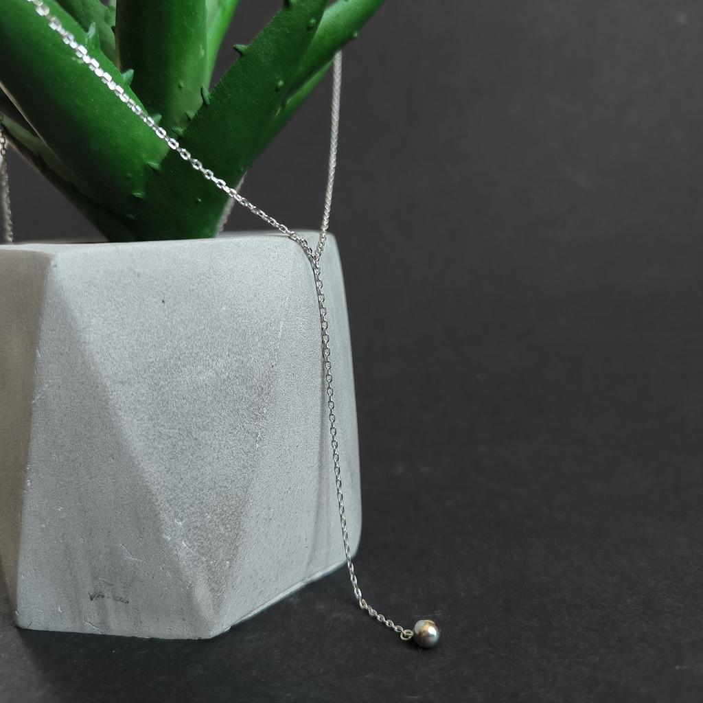 Silver Necklace Without Stones, Item Weight 3.2 G (2183945)