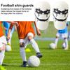 1 Pair Mini Soccer Shin Guards Cartoon Anti-slip Kids Teens Adults Players Miniature Shin Pads Protectors Football Games Protective Equipment