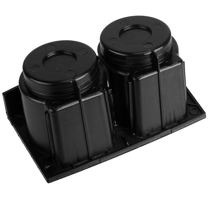 68430VB100 Front Center Centre Console Dual Bottle Cup Holder Storage Gap Black Plastic Fit for Nissan Patrol GU Y61 1997-2012