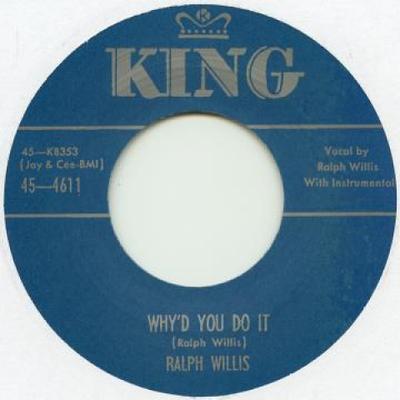 7inch Record RALPH WILLIS - Why'd You Do It / Gonna Hop On Down KING4631 King 2017 UK Blues