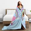 Warm BlanketChild Decorative Cartoon D-Dora The E-Explorer Adventure Throw Blanket For Outdoor Comfortable Sofa Bed Cover