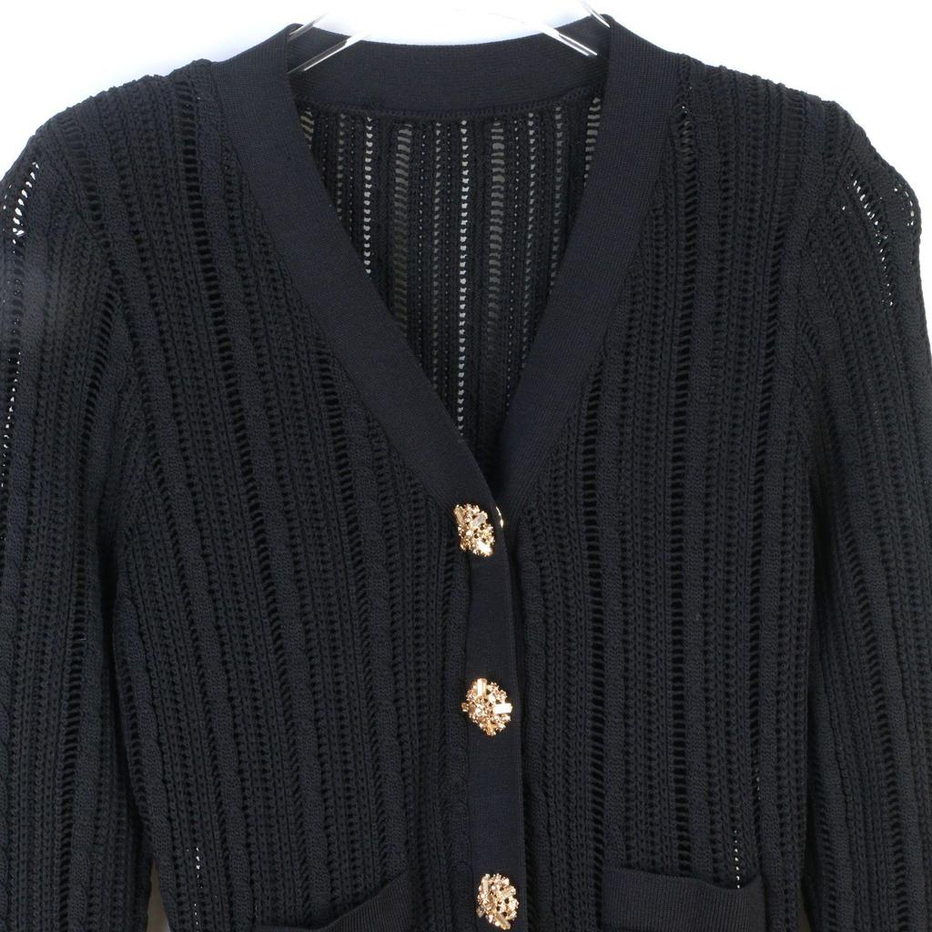 Elegant Women's Fishtail Long Dress: V-Neck, Hollow Knit, Long Sleeve, Bodycon Style