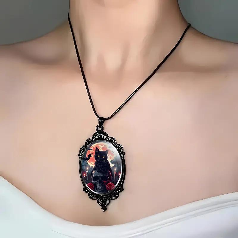 Fashionable Retro Elegant Necklace Earring Three Piece Set