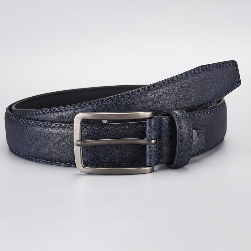 Belt Men'S Business Casual Belt Belt Men'S Classic Simple Pin Buckle Belt Men'S