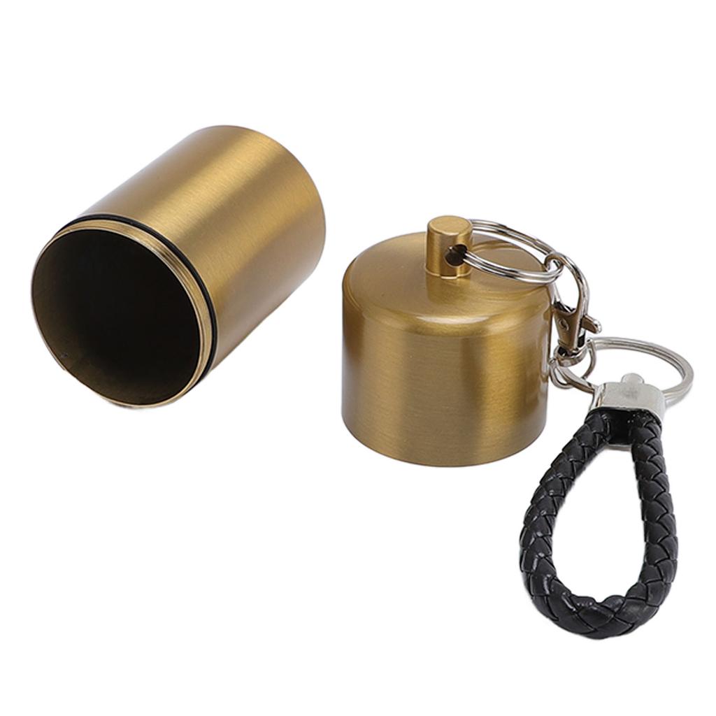 Metal Storage Bottle Water Proof Multifunctional Aluminum Storage Container for Outdoor Camping Tarvel