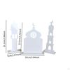 3 Acrylic Ramadan Decorations Flat Ornament for Table Eid Mubarak Display