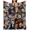 Coperta Plaid con Collage di Foto di Tom Holland calda invernale regalo divertente Trasloco calda per l'inverno Coperte