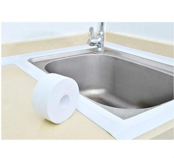 Home PVC Material Sink Crack Strip Kitchen Bathroom Bathtub Corner Sealing Tape Waterproof Mold