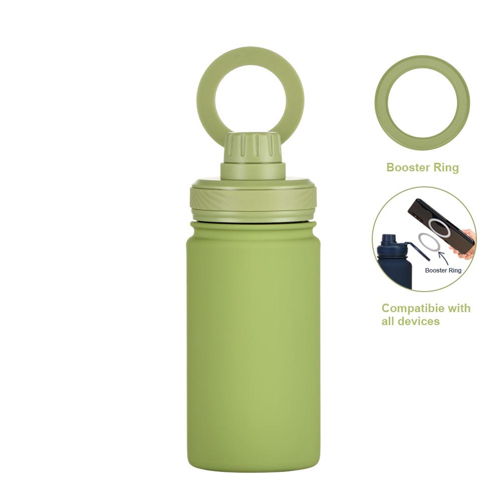 350Ml Stainless Steel Sports Water Cup Wide Mouth Portable Bottle 316L Magnetic Thermos Cup