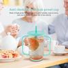 2Pcs Adult Sippy Cup Nursing Liquid Food Cup Anti Choking and Leak Proof Cup with 2 Handle Elderly Water Drinks Spill Proof Cup
