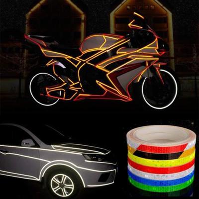 Waterproof Bicycle Tire Applique Bike Rim Decoration Car Stickers Motorcycle Reflective Decals