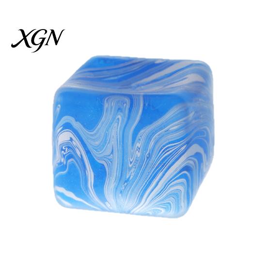 Cube Pinch Toy Flow Pattern Squeeze Anxiety Relief Stress Ball Sensory Elastic Decompression Stretchy Party Favors Slow Rebound