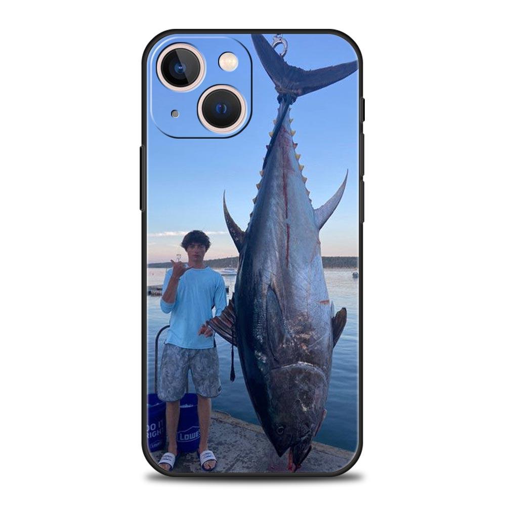 Phone Case For iPhone 16 15 14 13 12 11 Pro Max XS X XR SE 7 8 Plus Protective Shell Bluefin Tuna iPhone 16e Soft TPU Cover