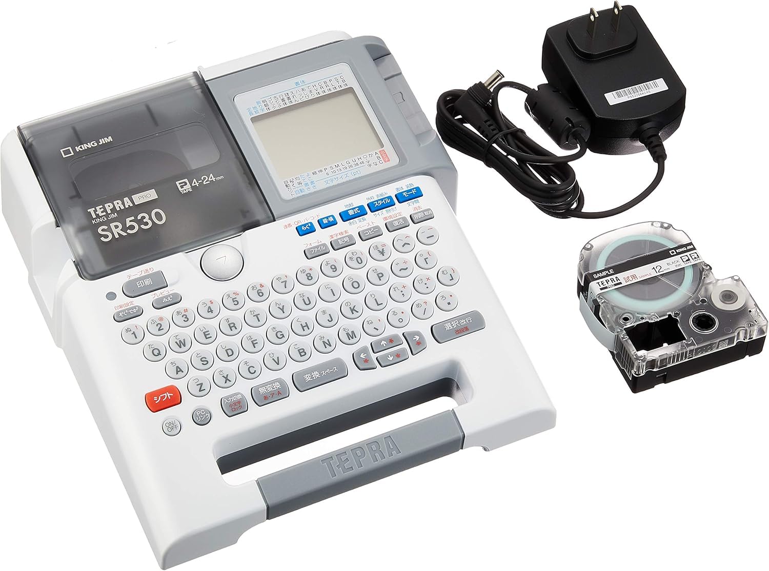 

Kingjim Label Writer PRO SR530 label Tepra (Compatible width 4-24mm)