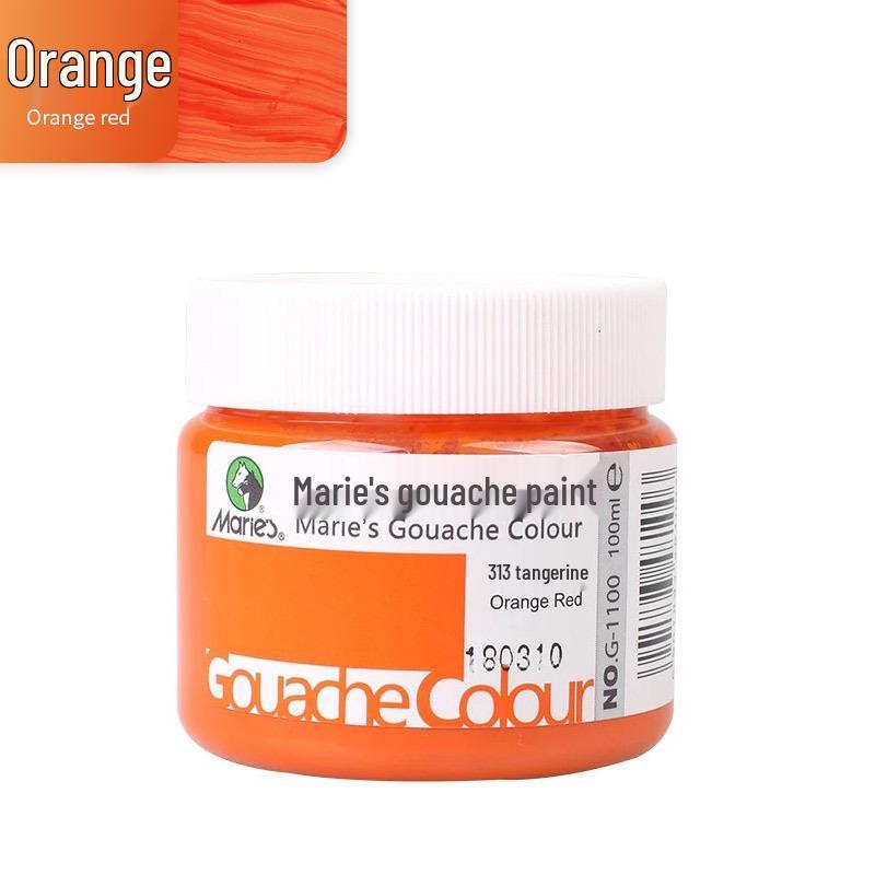 Mali Afwasbare Gouache Verf 100ml - Handgeschilderde Kleuren voor Kinderen en Studenten