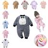 Warm Flannel Newborn Infant Romper Jumpsuit Cute And Cozy Baby Clothes Outfit