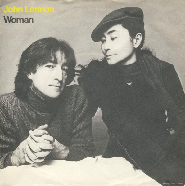 

7inch Record JOHN LENNON - Woman K79195 Geffen Records 1981 UK Rock Used