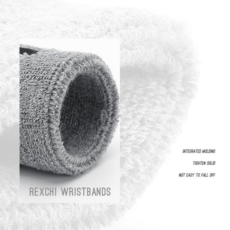 1Pcs Wrist Sweatband Tennis Sport Wristband Volleyball Gym Wrist Brace Support Sweat Band Towel Bracelet Protector